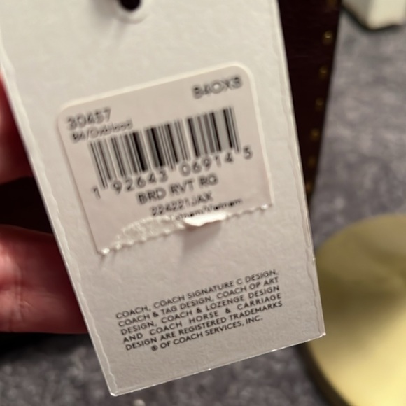 Brand New Coach Rogue Bag with Rivets. - Picture 7 of 7